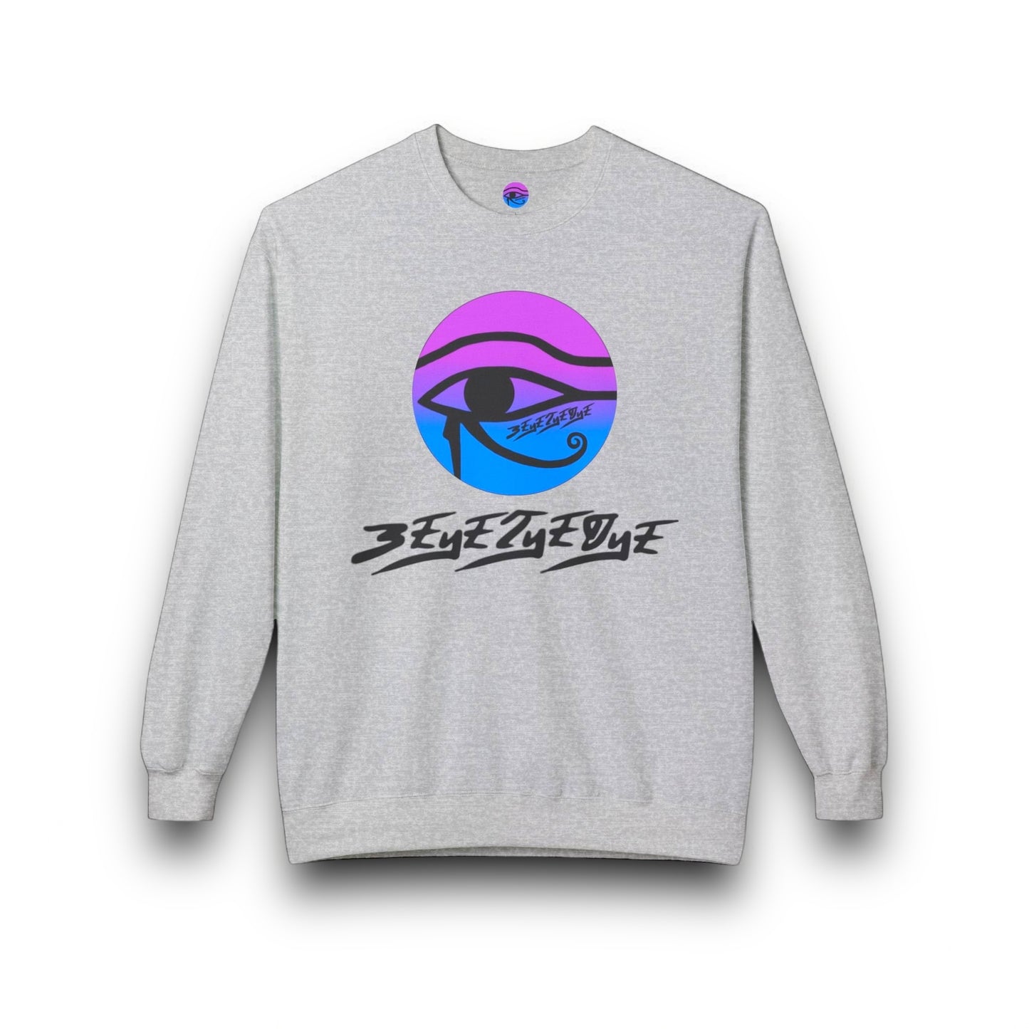 Unisex 3ETD Logo Softstyle Flecce Crewneck