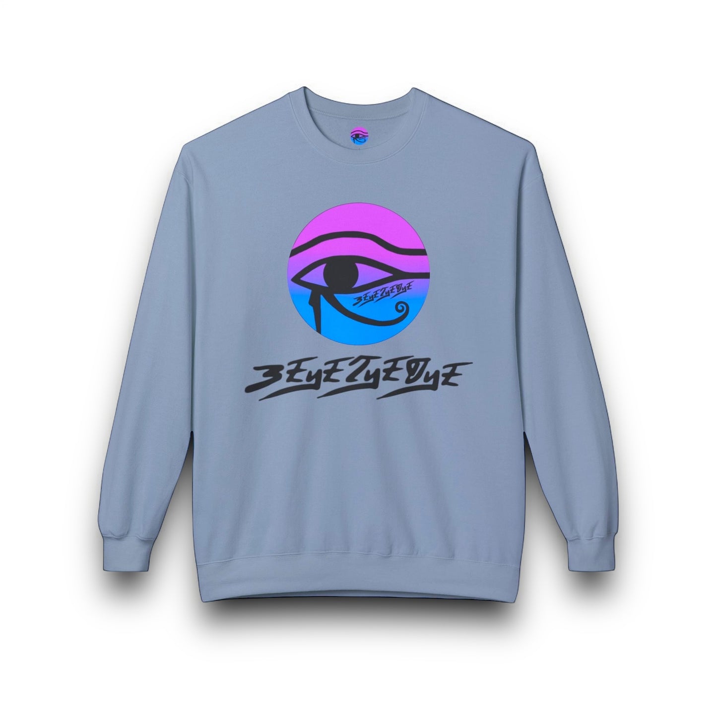 Unisex 3ETD Logo Softstyle Flecce Crewneck