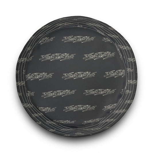 3ETD Wht Outline AOP Bucket Hat (Black)