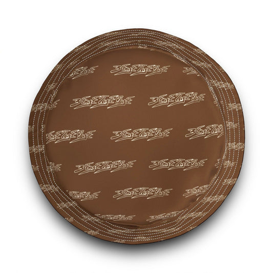 3ETD Wht Outline AOP Bucket Hat (Dark Brown)