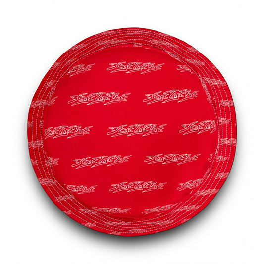 3ETD Wht Outline AOP Bucket Hat (Red)