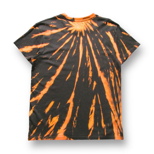 Embroidered Gradient Sun Ray Bleach Tie Dye T Shirt (IIWII)