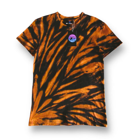 Embroidered Sunburst Bleach Tie Dye T Shirt (369)