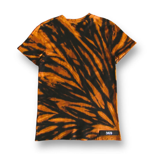Embroidered Sunburst Bleach Tie Dye T Shirt (369)