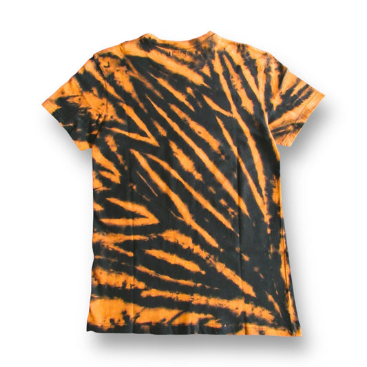 Embroidered Sunburst Bleach Tie Dye T Shirt (BMU)