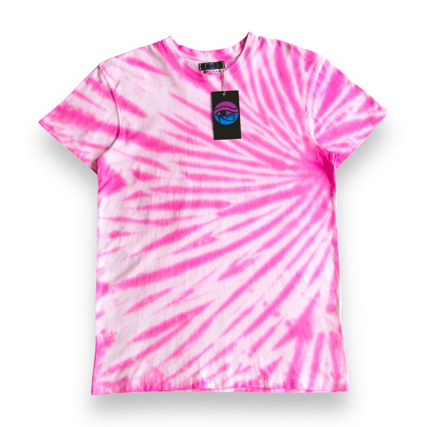 Rose Red Sunrise Tie Dye T Shirt