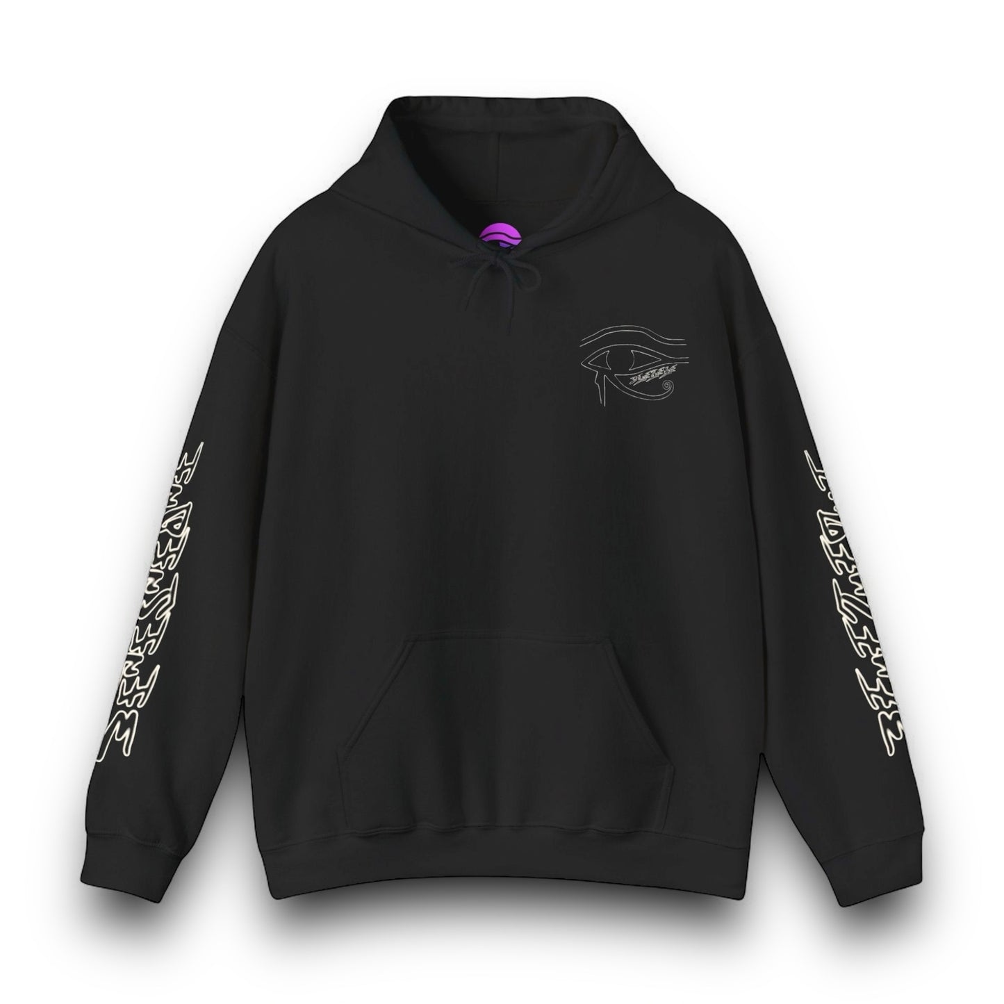 Unisex 3ETD Wht Outline Logo Print Hoodie
