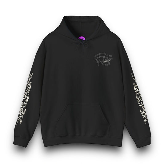 Unisex 3ETD Wht Outline Logo Print Hoodie