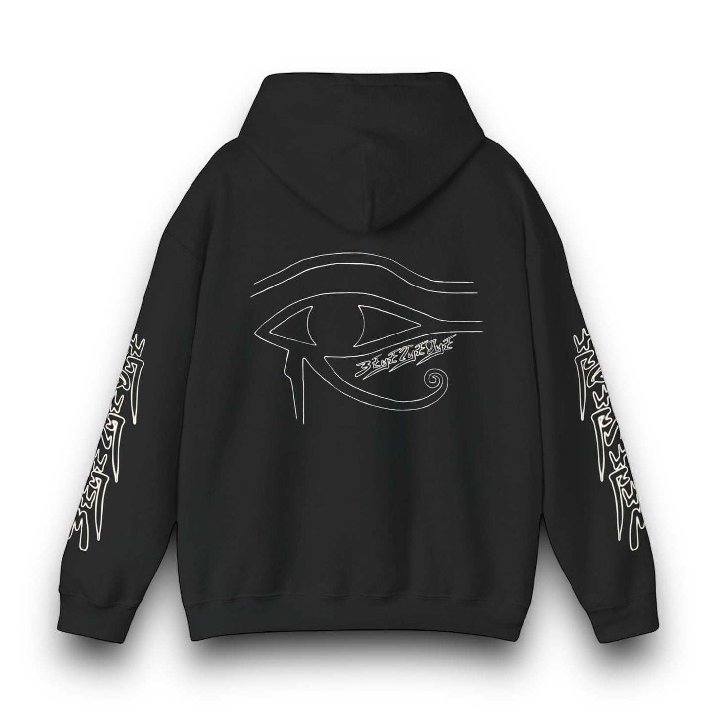 Unisex 3ETD Wht Outline Logo Print Hoodie
