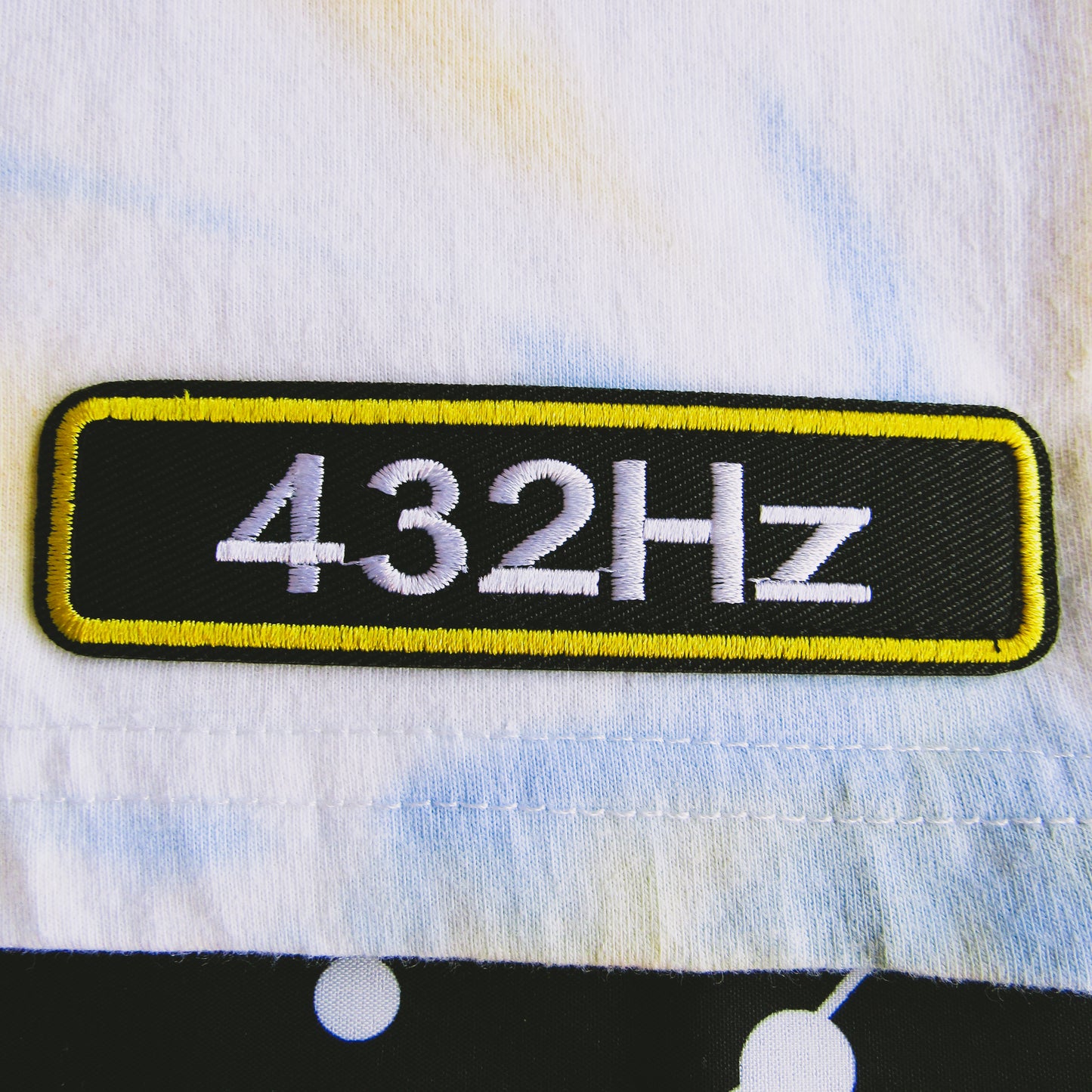 Blue & Yellow Double Sided Sunburst Tie Dye T Shirt