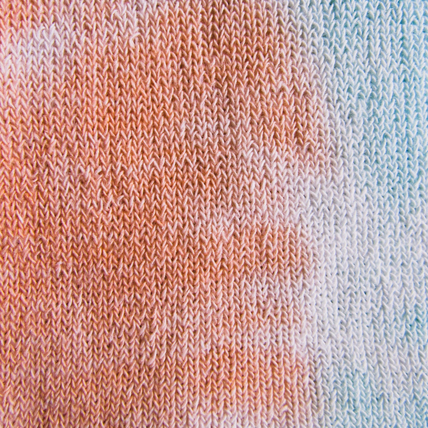 Aqua & Orange Crumple Tie Dye Socks