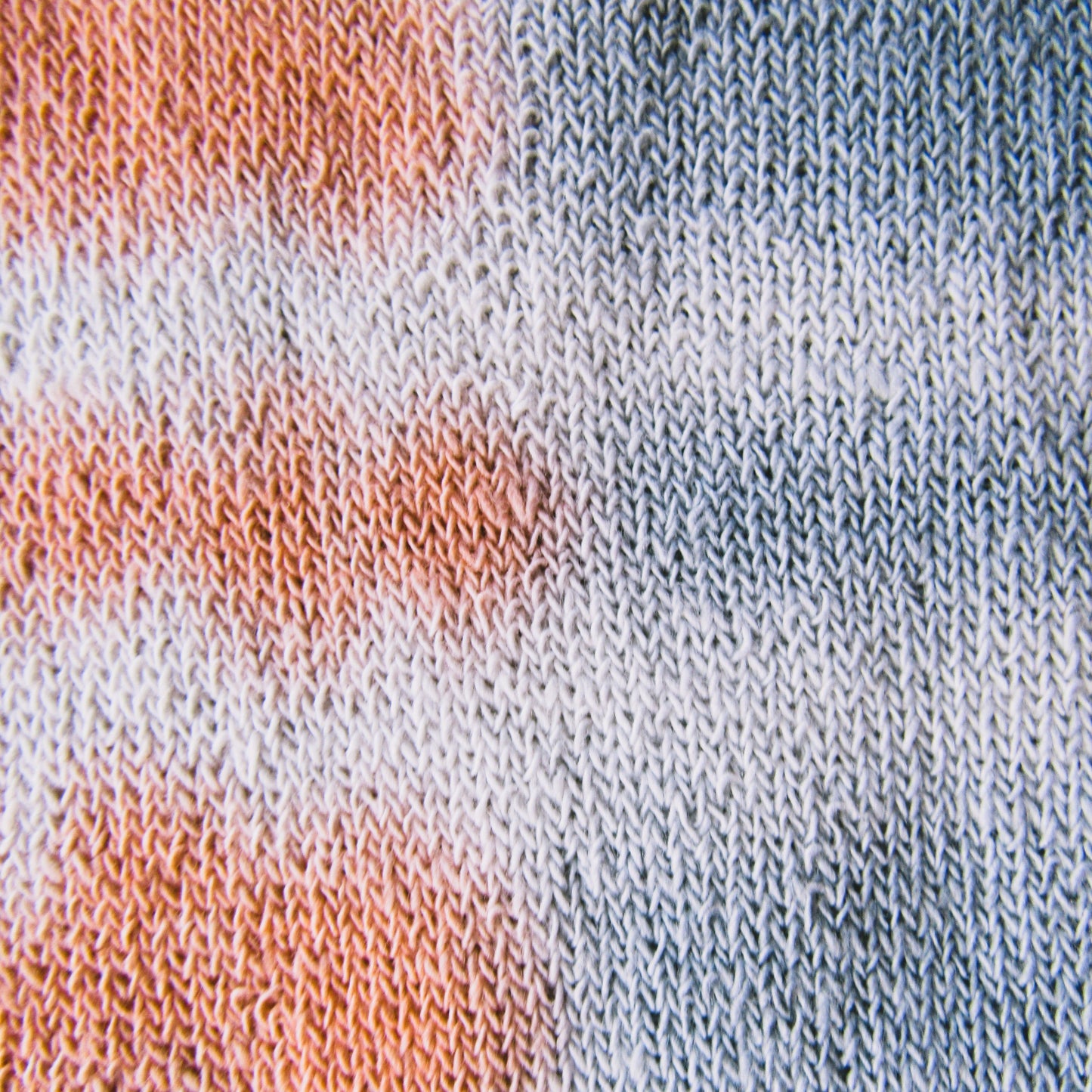 Orange & Grey Checkered Tie Dye Socks