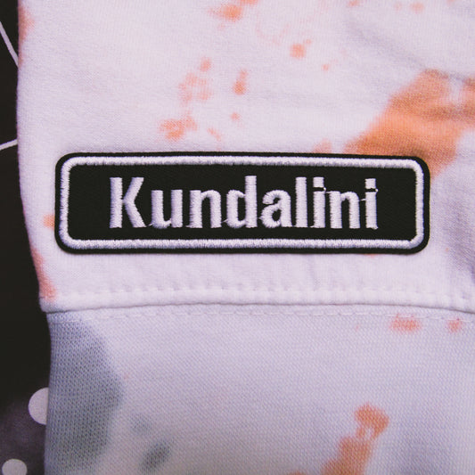 Orange & Grey Crumple Tie Dye Sweatshirt