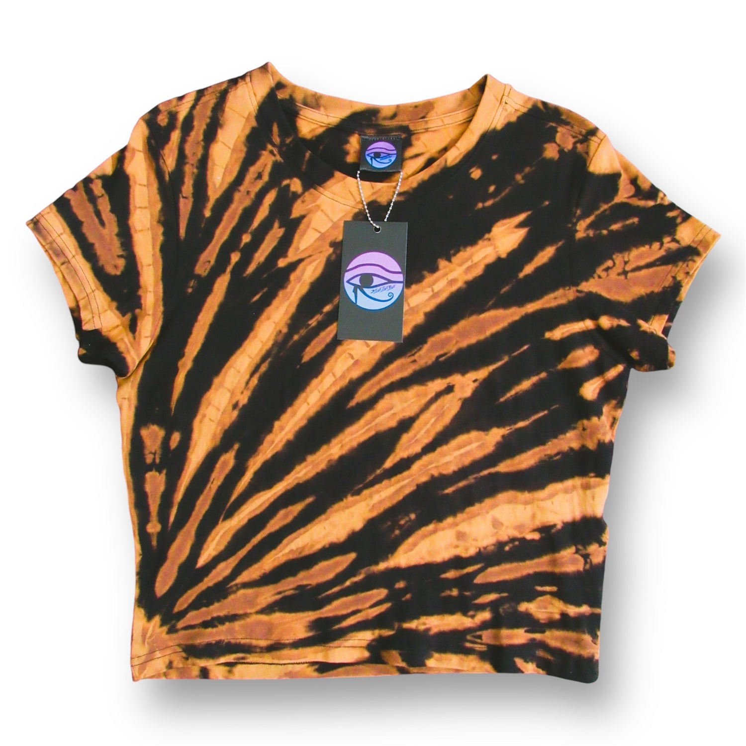 Bleach Tie Dye Crop Tops