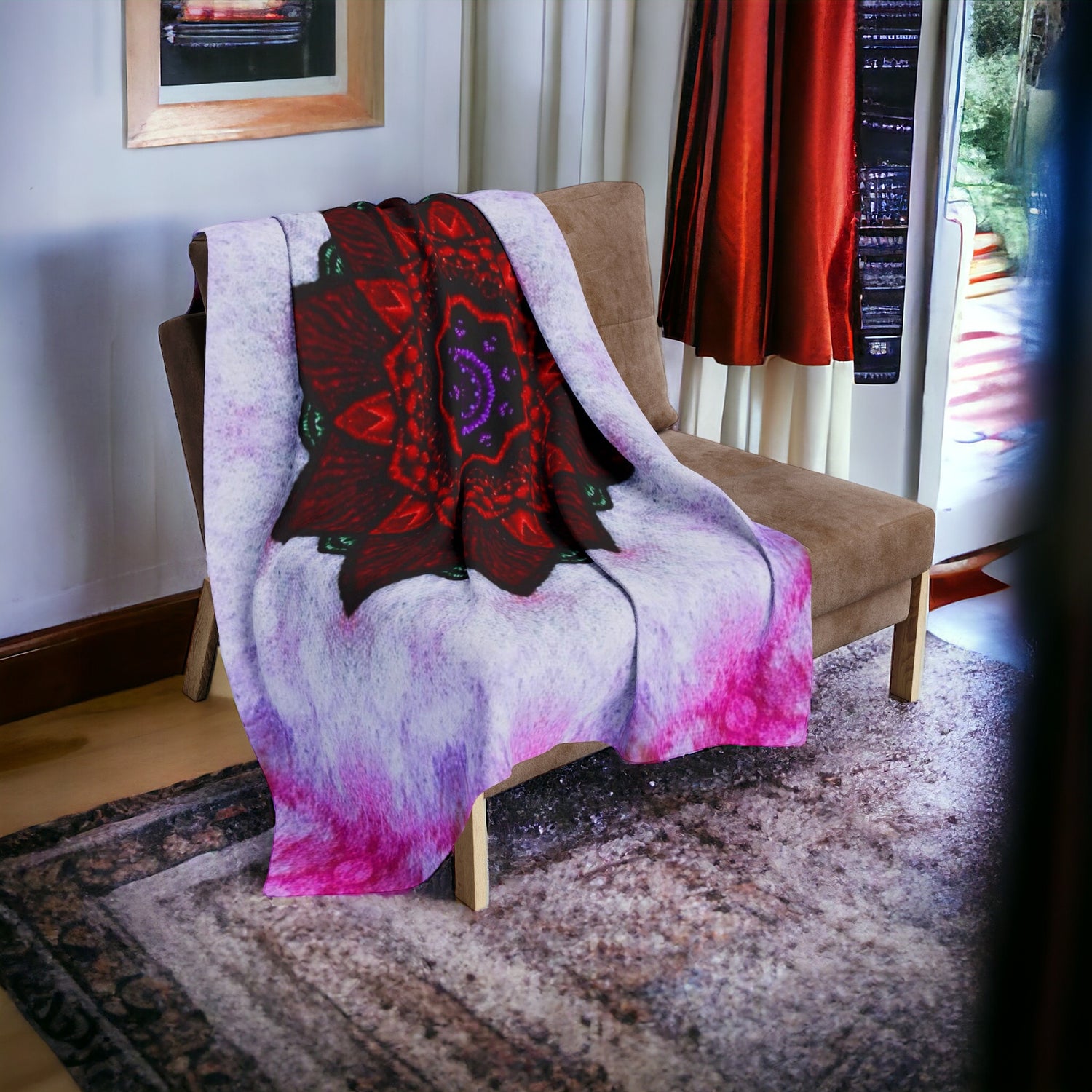 Kaleido47 Cymatic Print Blankets