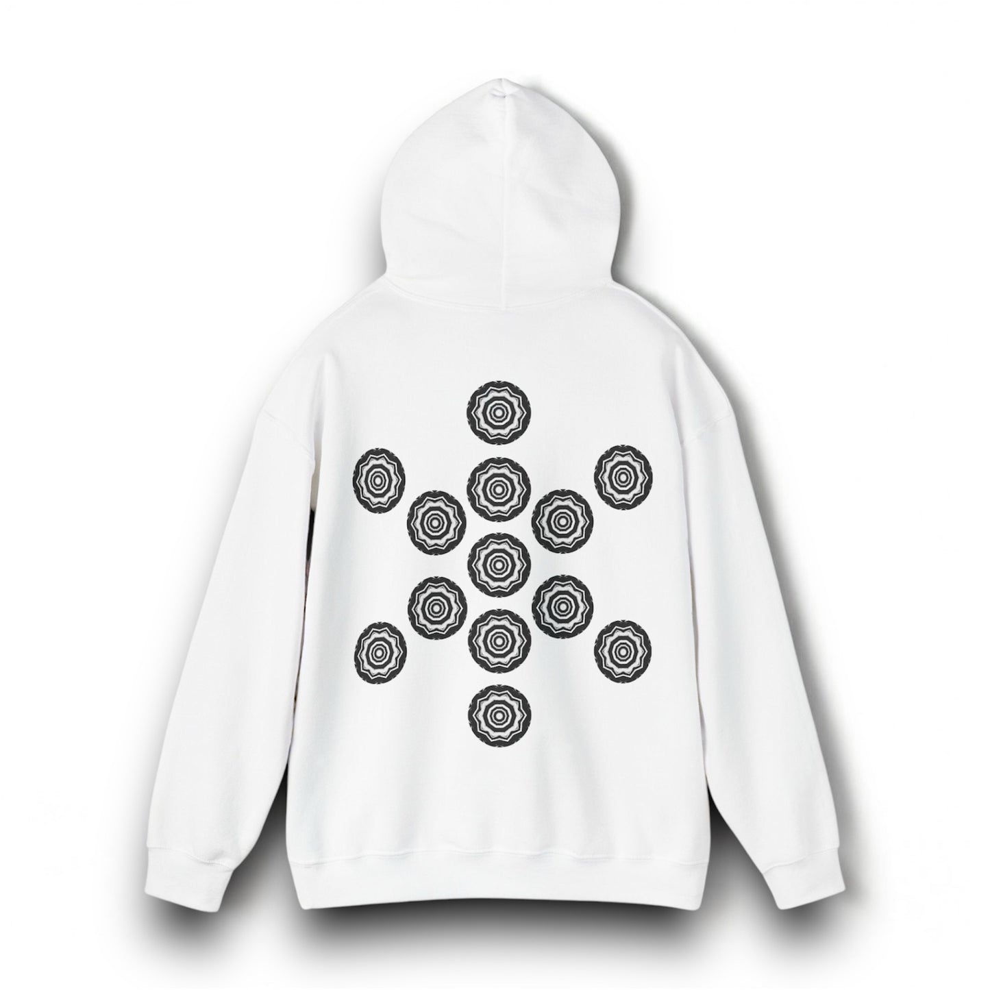 Men's 3ETD Noir "417" Cymatic Print Hoodie