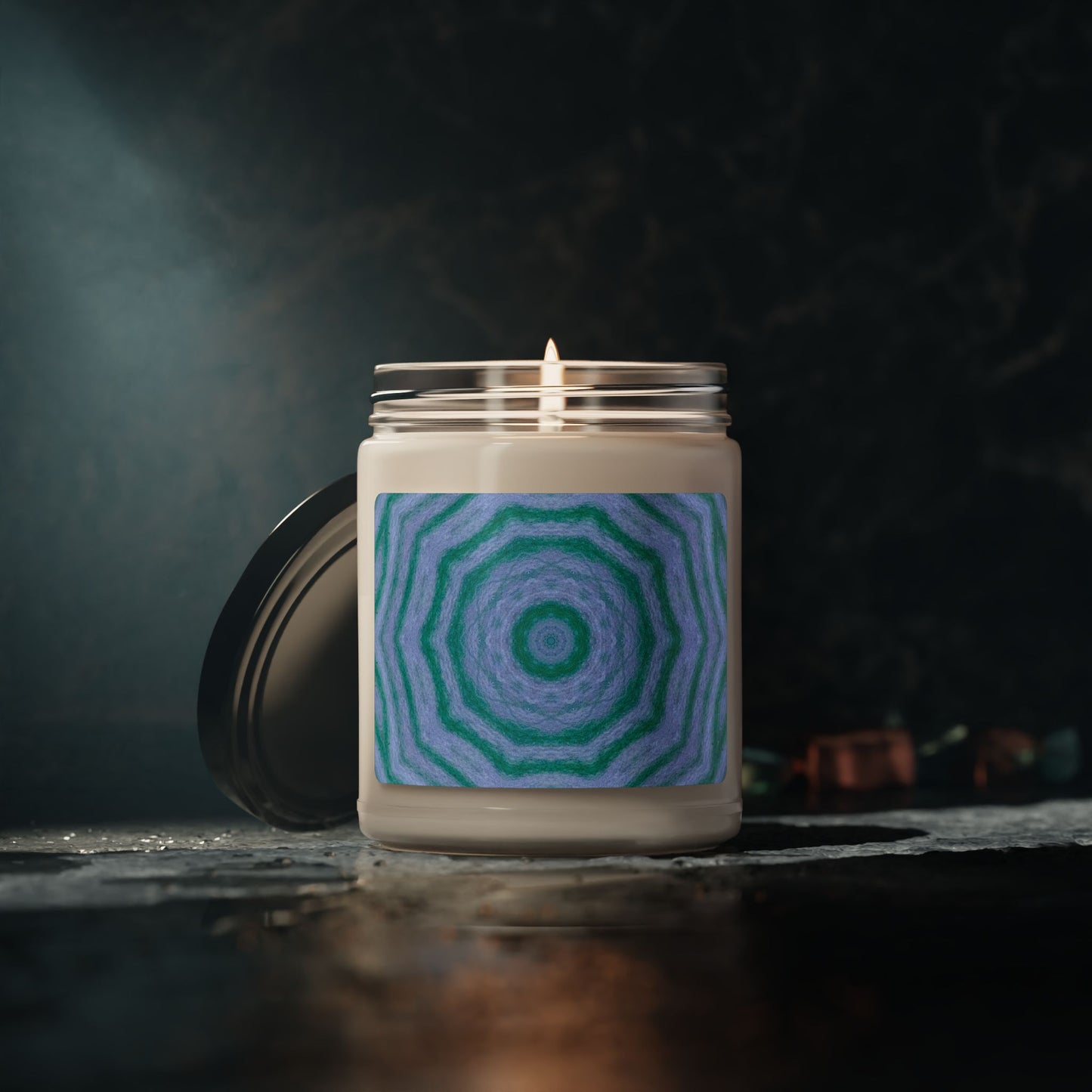 "GR33N3RY" Scented Soy Candle