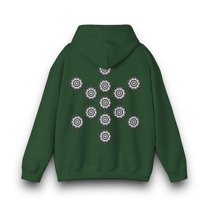 Men's 3ETD Noir "417" Cymatic Print Hoodie