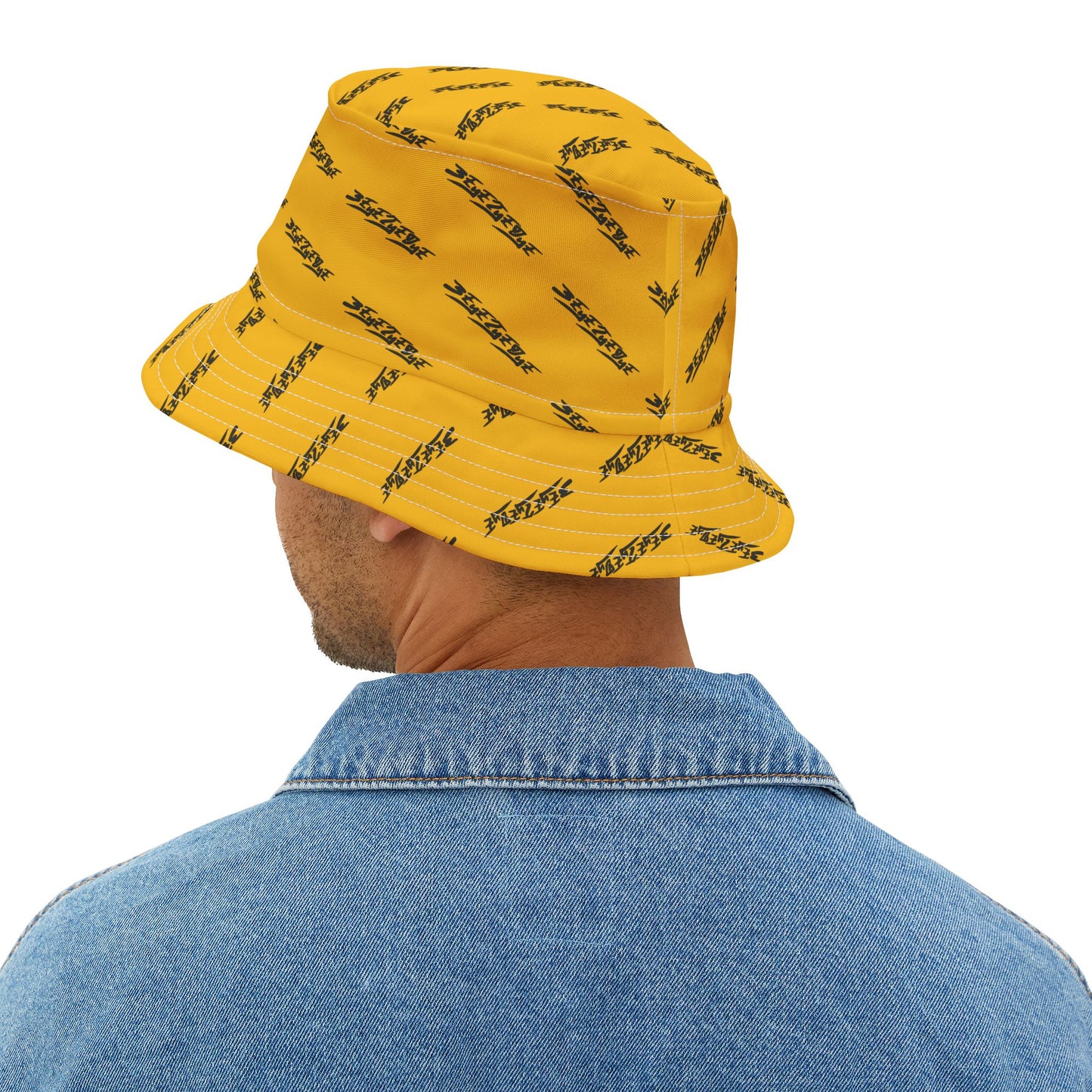 3EyeTyeDye AOP Bucket Hat (Yellow)