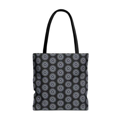MAYA Cymatic Aop Customisable Tote Bag (Black)