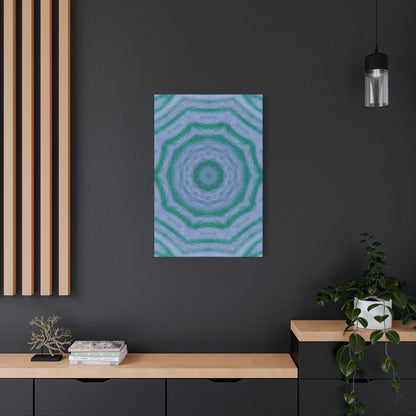 "GR33N3RY" Canvas Art Print - Stretched Matte 1.25" Gallery Wrap