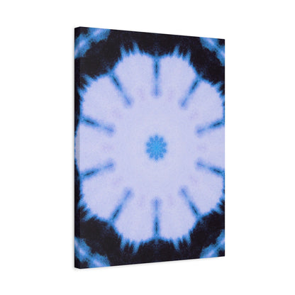 "SNWFLK" Cymatic Canvas Art Print - Stretched Matte 1.25" Gallery Wrap