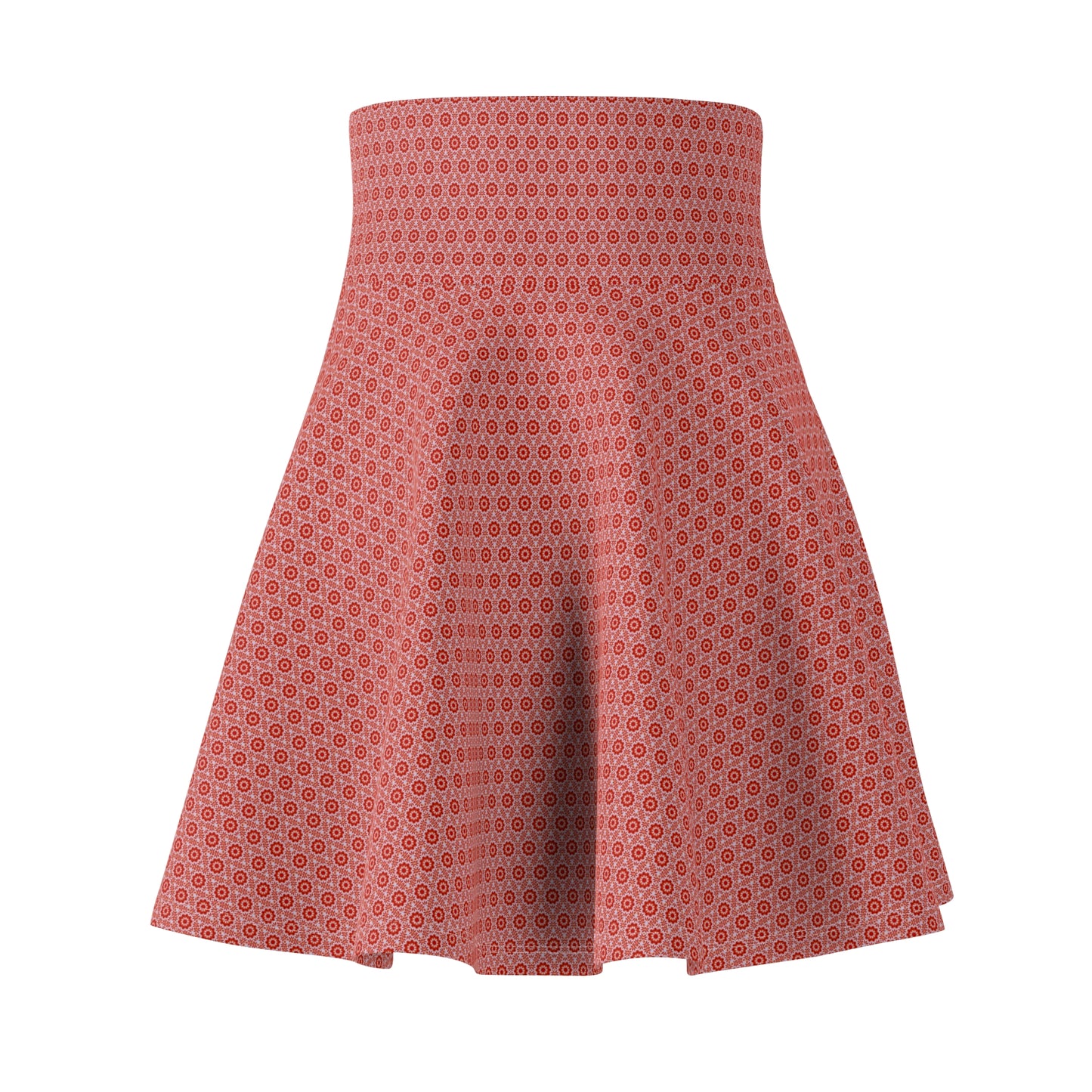 Women's Cymatic AOP Skater Skirt (SACRAL)