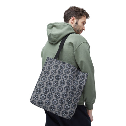 MAYA Cymatic Aop Customisable Tote Bag (Grey)