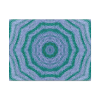 "GR33N3RY" Canvas Art Print - Stretched Matte 1.25" Gallery Wrap