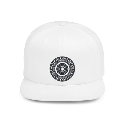 MAYA Embroidered Flat Bill Snapback Hat