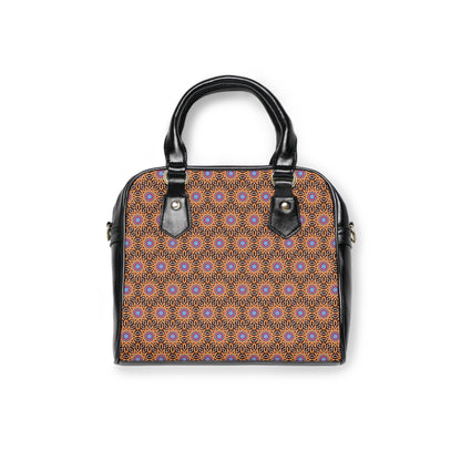 KABBA Cymatic Aop Pu Shoulder Handbag