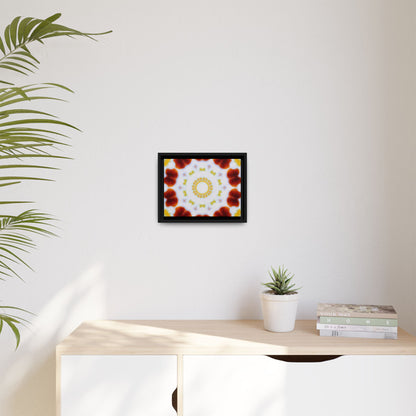 MOSAIC Matte Canvas, Black Frame