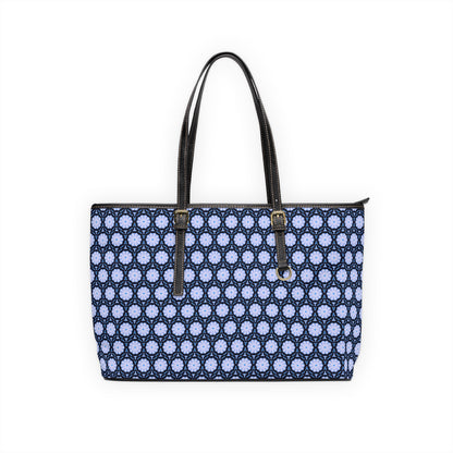 SNWFLK Cymatic Aop Pu Leather Shoulder Bag