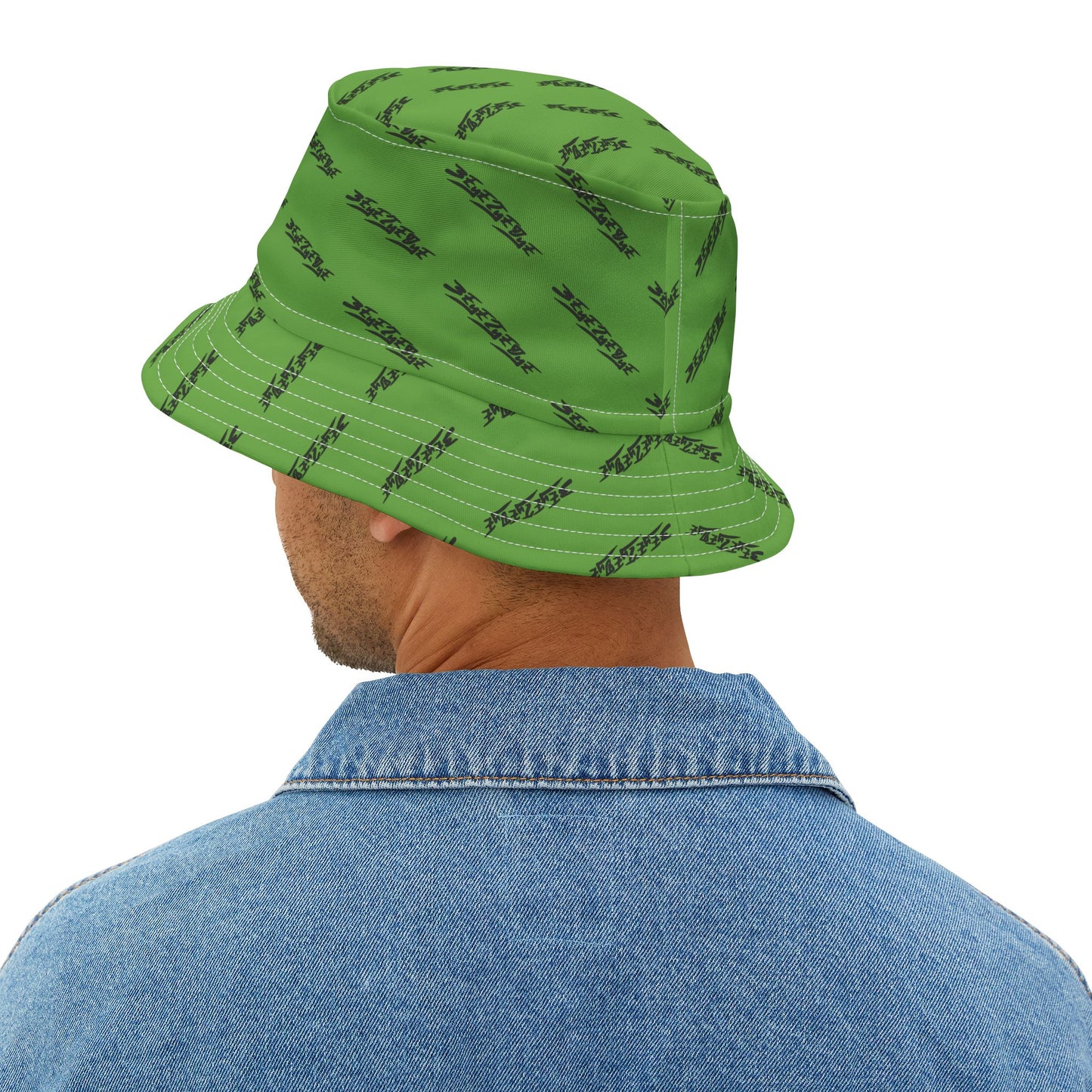 3EyeTyeDye AOP Bucket Hat (Green)