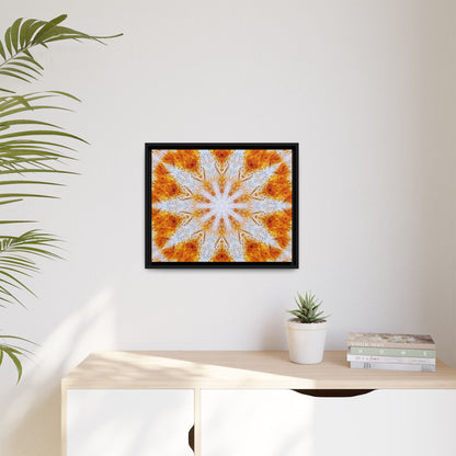 "SOL" Matte Canvas, Black Frame