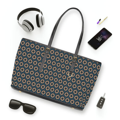 BLKSUN Cymatic Aop Pu Leather Shoulder Bag