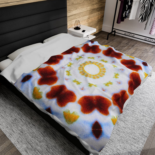 MOSAIC Cymatic Velveteen Plush Blanket