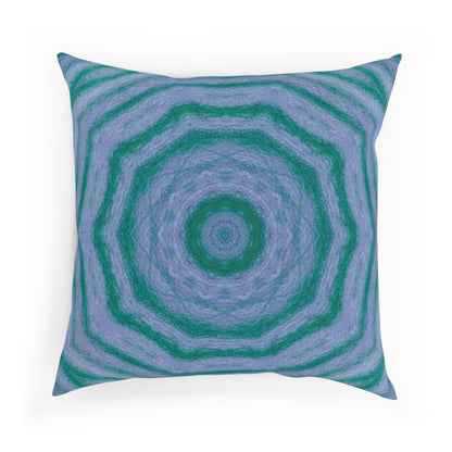 GR33N3RY Cymatic Print Cushion