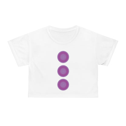 Women's K47 Print Crop T Shirt [SAHAS]