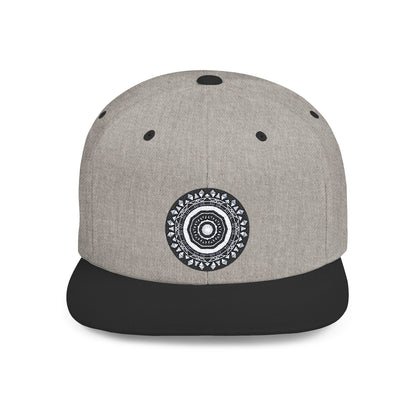 MAYA Embroidered Flat Bill Snapback Hat