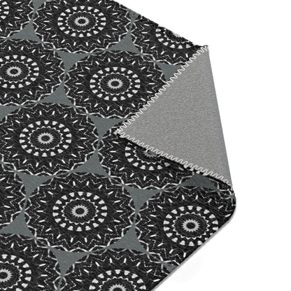 TRIBAL Cymatic Area Rug (Dark Grey) - Modern Home Decor