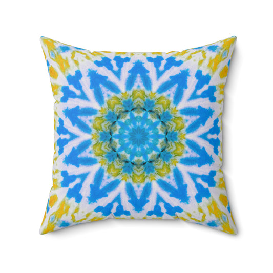 "GETA" Cymatic Print Square Cushion