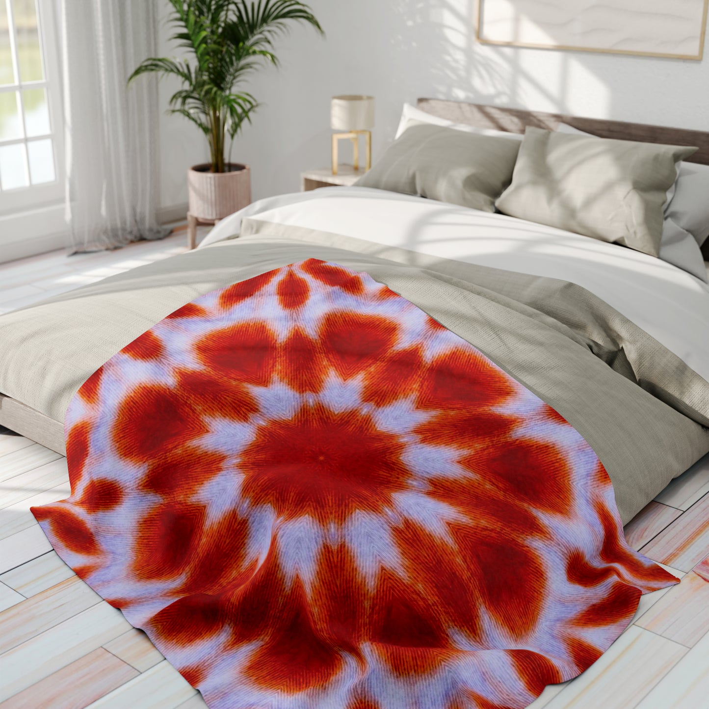 SACRAL Cymatic Arctic Fleece Blanket