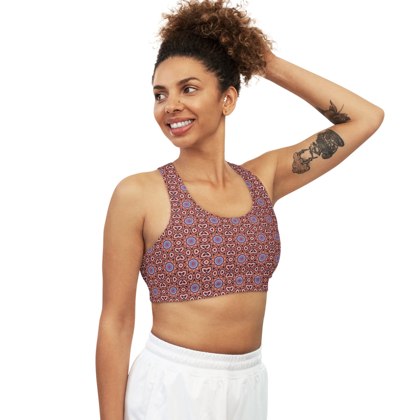 Women's Cymatic AOP Seamless Sports Bra (DECA)