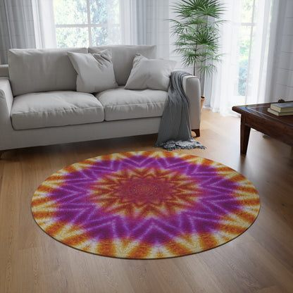 OST3OS Cymatic Round Rug