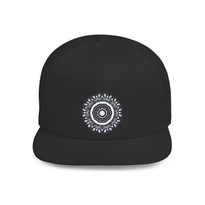 MAYA Embroidered Flat Bill Snapback Hat