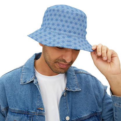 E-VEIL EYE Cymatic AOP Bucket Hat