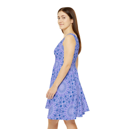 Women's "SiRiUS" Cymatic Print Skater Dress