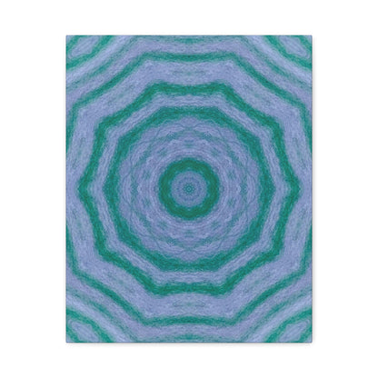 "GR33N3RY" Canvas Art Print - Stretched Matte 1.25" Gallery Wrap