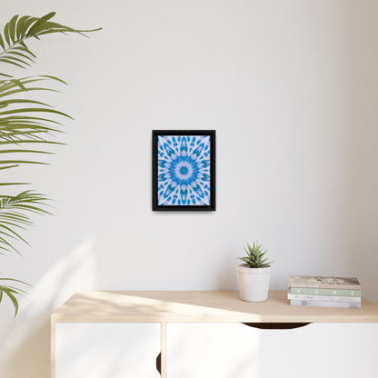 "E-VEIL EYE" Matte Canvas, Black Frame